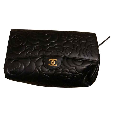 pochette chanel pas cher|chanel clutch with hand strap.